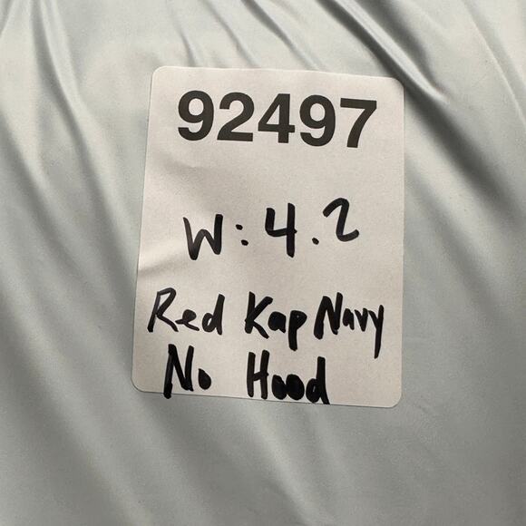 Red Kap Duck Canvas Chore Coat Jacket Mens XXL Navy Blue Quilt Lined Pockets - Picture 11 of 11